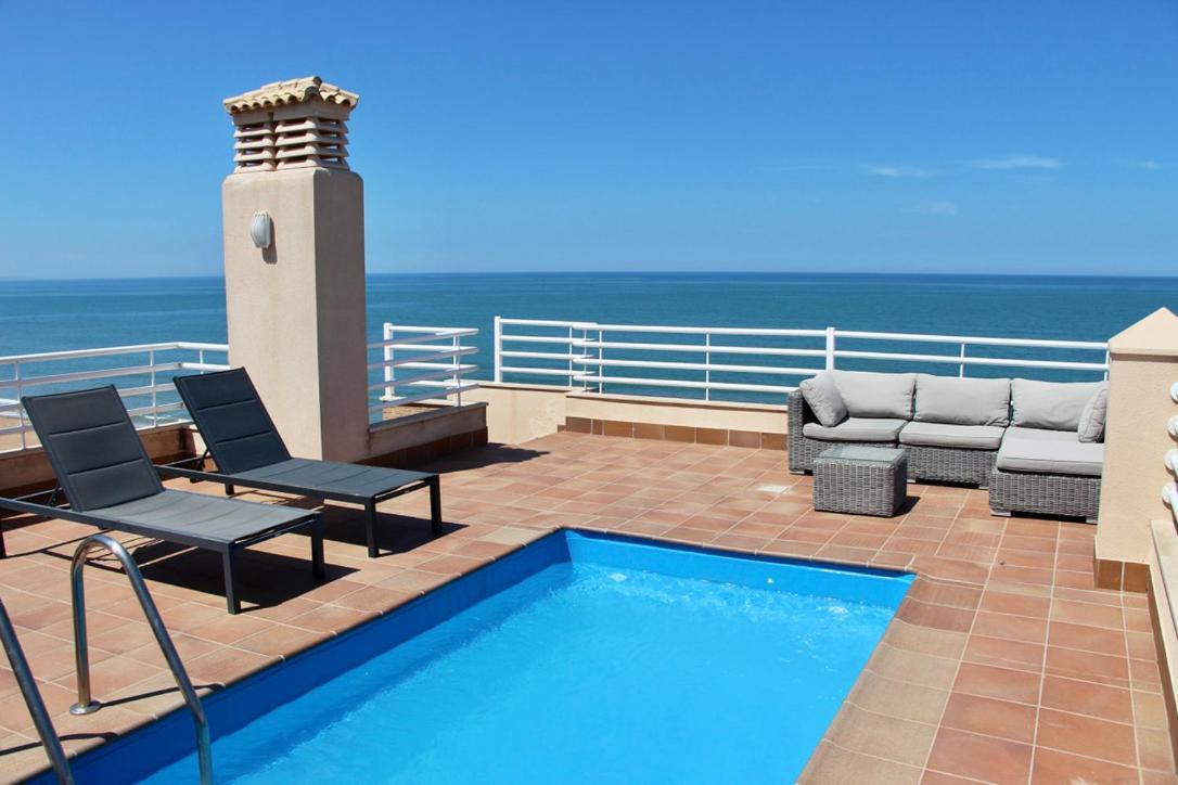 Atico Frontal Al Mar Con Piscina Privada By Homeprive Denia Exterior foto